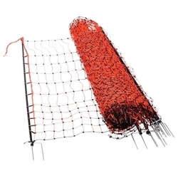 Expert sada solární ohradník - Kompletní přenosná schránka + 2J zdroj, panel 40 W, síť drůbež 112 cm