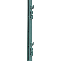 Plastový sloupek pro elektrický ohradník, délka 105 cm, 10 oček, zelený - kopie - kopie - kopie
