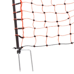 Expert sada solární ohradník - Kompletní přenosná schránka + 2J zdroj, panel 40 W, síť drůbež 112 cm