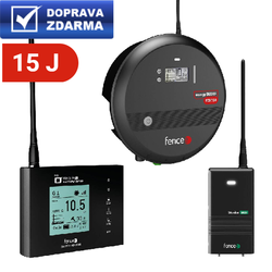 Set elektrického ohradníku Chytrá Farma - RF zdroj 15 J - WiFi Gateway - Monitor MX10 ZDARMA