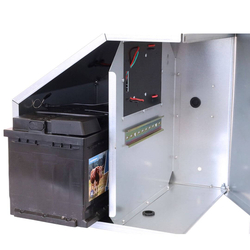 Basic sada solární ohradník - Kompletní bezpečnostní schránka + konzole a panel 100 W - kopie