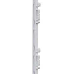 Plastový sloupek pro elektrický ohradník, délka 157 cm, 12 oček, bílá
