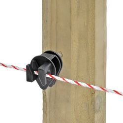 Kruhový izolátor s vrutem pro elektrický ohradník, vodiče do 12 mm - 100 ks - kopie