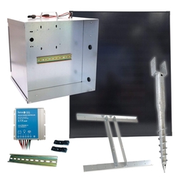 Basic sada solární ohradník - Kompletní bezpečnostní schránka + konzole a panel 100 W - kopie - kopie - kopie - kopie - kopie