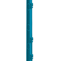 Plastový sloupek pro elektrický ohradník, délka 156 cm, 11 oček, modrá