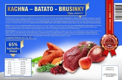 BARDOG Lisované krmivo KACHNA – BATATO – BRUSINKY 12kg - kopie - kopie