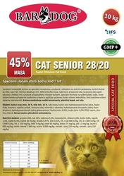 Bardog SENIOR Cat 28/20 Super prémium 10 kg