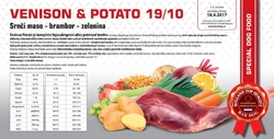 BARDOG VENISON & POTATO - Srnčí maso -brambor - zelenina 4 kg