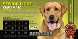 BARDOG SENIOR & LIGHT 22/09 krůtí maso s rýží pro starší psy 4 kg