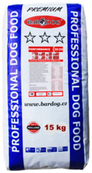 BARDOG PERFORMANCE 30/20 kuřecí maso pro všechna plemena 15 kg-Skladem 4ks!!!