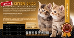 Bardog KITTEN Cat 34/22 Super Prémium 10 kg - kopie - kopie