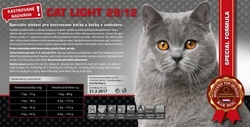 Bardog LIGHT Cat 29/12 Super premium 1 kg