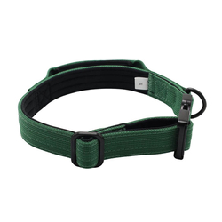 K9 taktický obojek pro psy s rukojetí, khaki, vel. S - XL - kopie