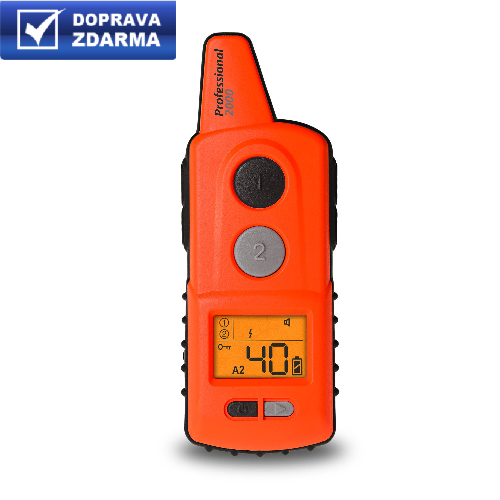 Dog Trace Vysílač k elektronickému obojku d‑control professional 2000- oranžová