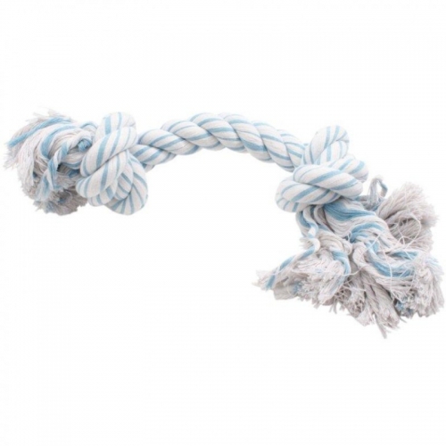 Uzel bavlna, bílo - modrý (320 g)